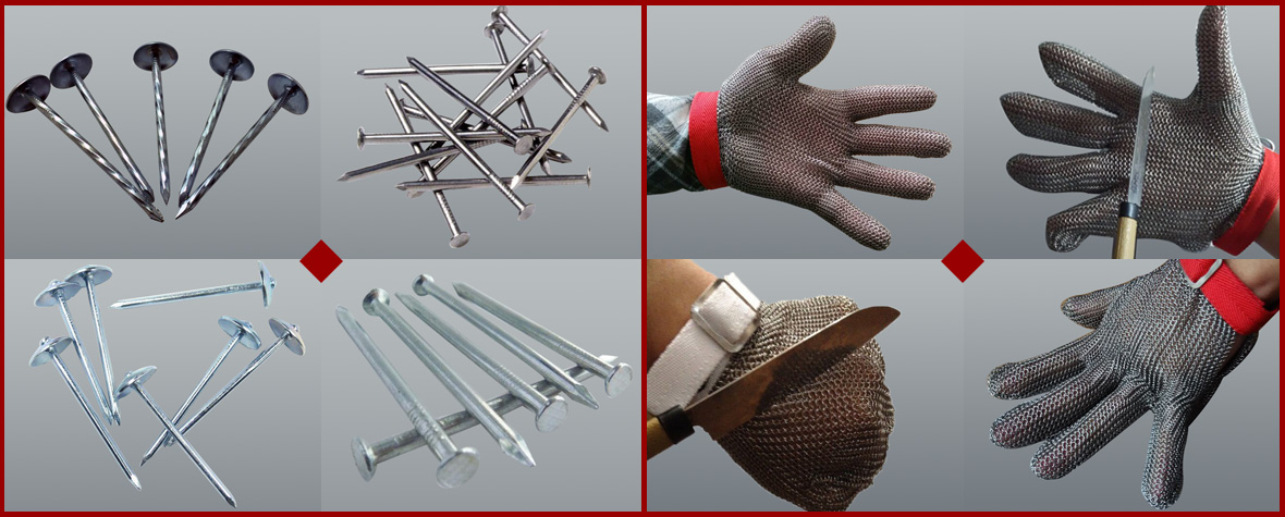 Shijiazhuang Tianyue Honest Co.,Ltd. ，common_nails，Stainless Steel Gloves